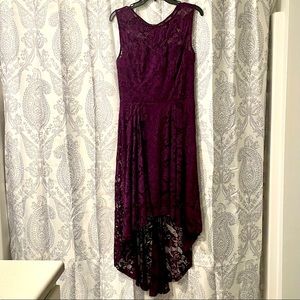 Maudress grape cocktail dress size Large